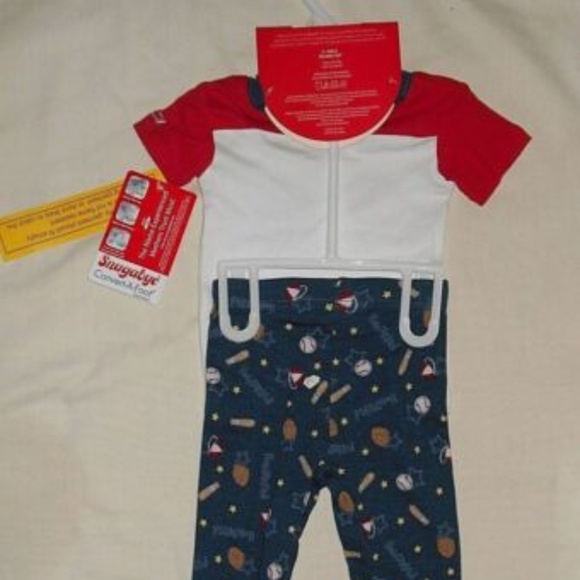 3-Piece Snugabye Converted Foot Garment Pajama Set - Picture 3 of 6